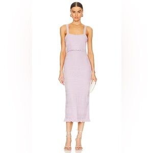 Karina Grimaldi Orchid Midi Dress